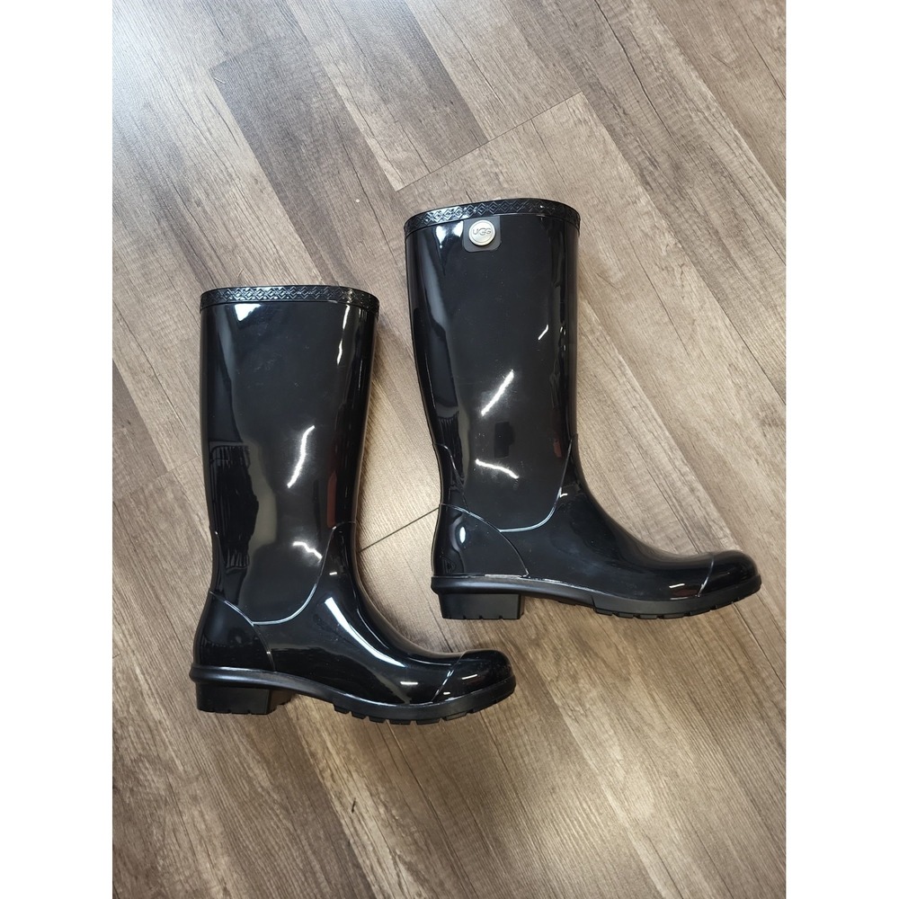 UGG Women's Shaye Rain Boots - Black, US 7